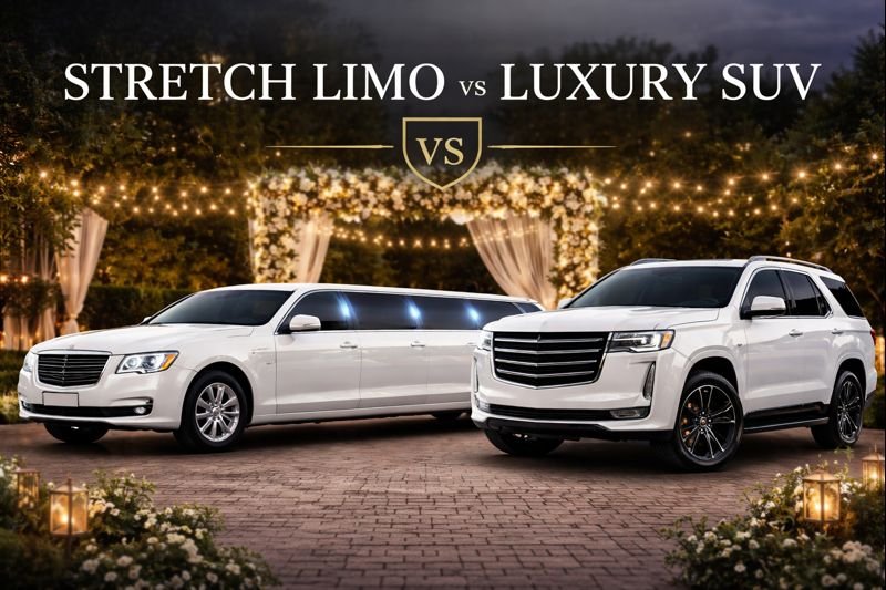 Stretch Limo vs Luxury SUV which is best for wedding
