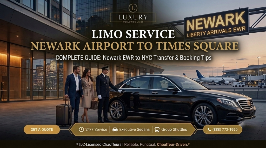 Limo from Newark Airport to Times Square