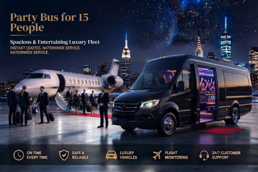 Party Bus for 15 People