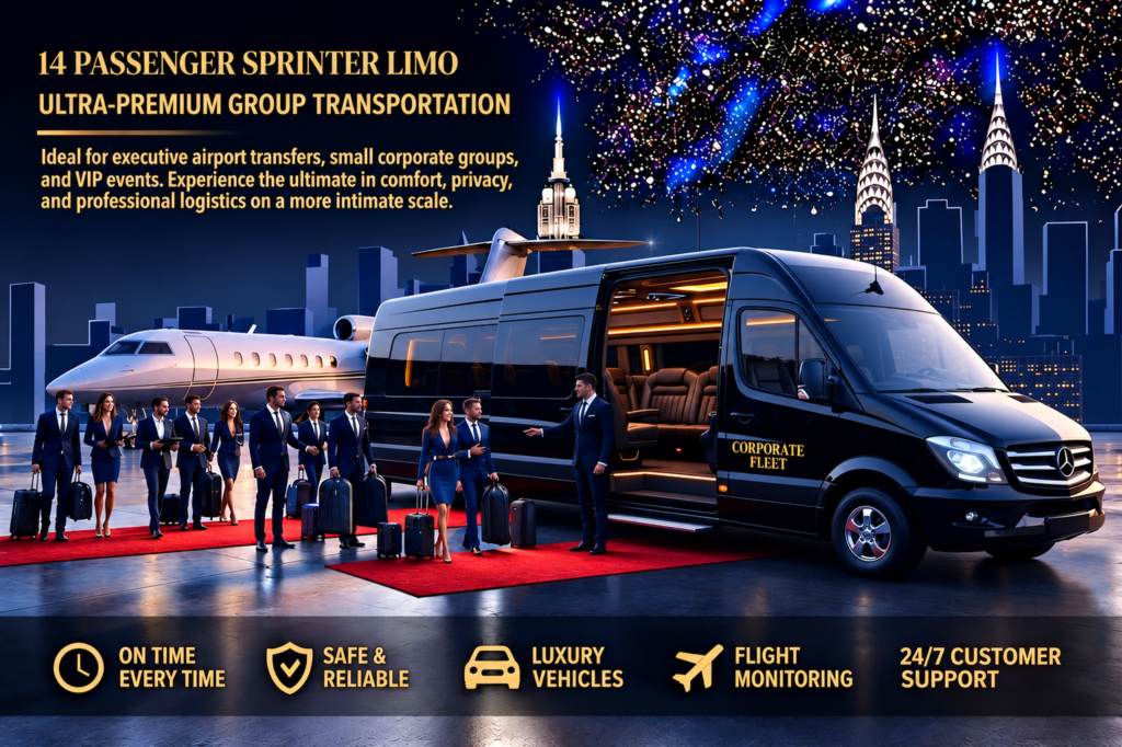 14 Passenger Mercedes Sprinter Limo