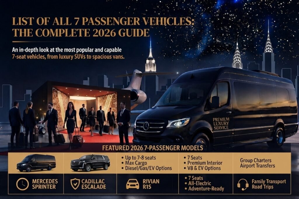 List of All 7 Passenger Vehicles